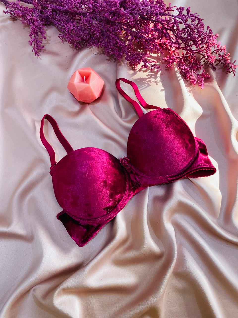 SOUTIEN GORGE push-up VELOURS