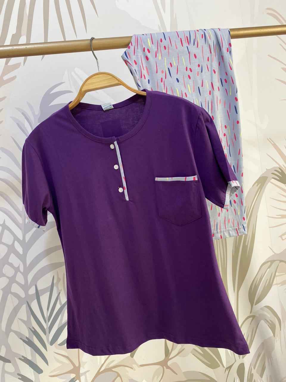 pyjama femme été avec pantacourt
