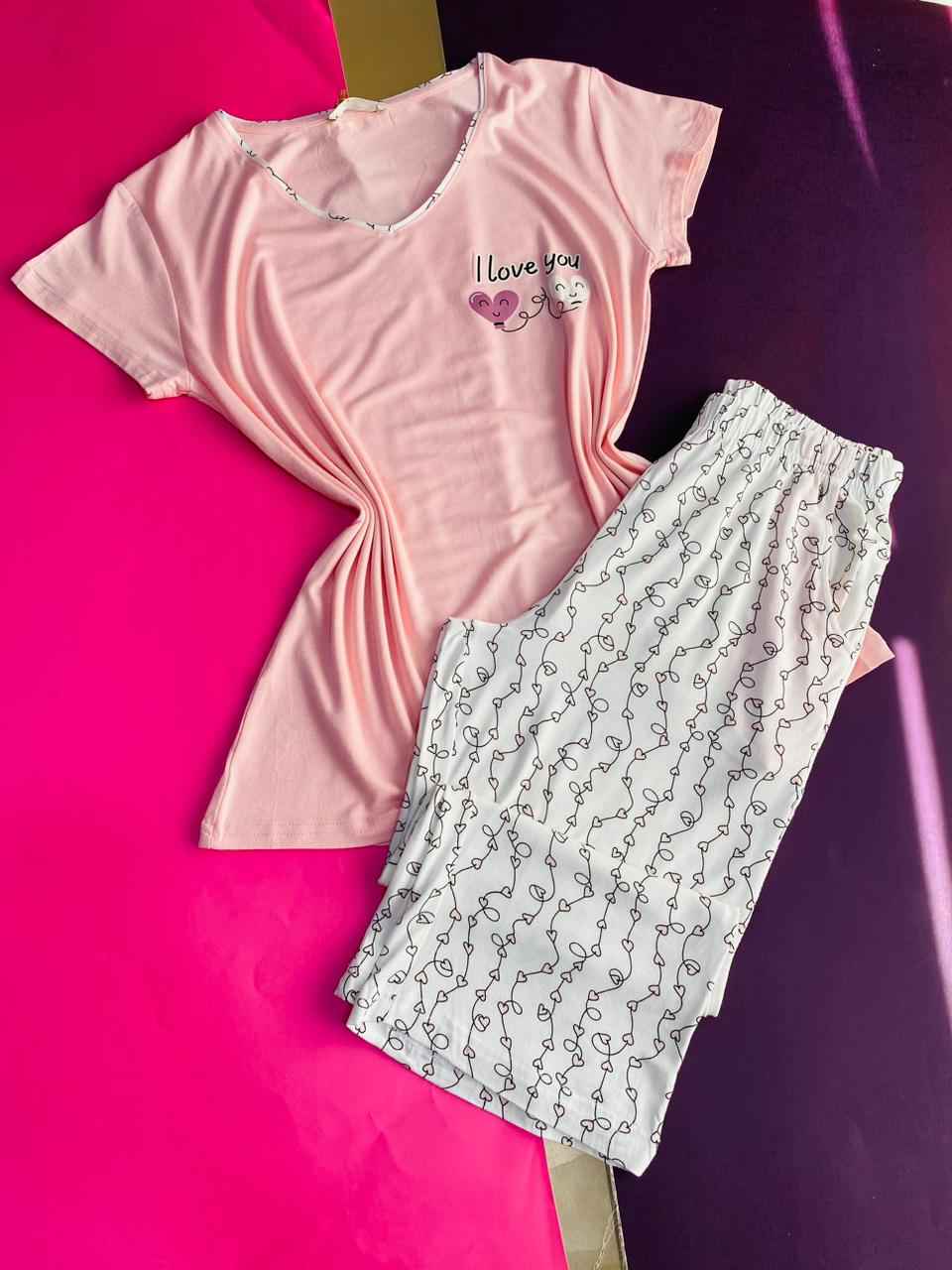 pyjama femme été avec pantacourt