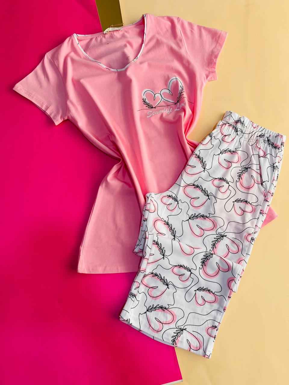 pyjama femme été avec pantacourt