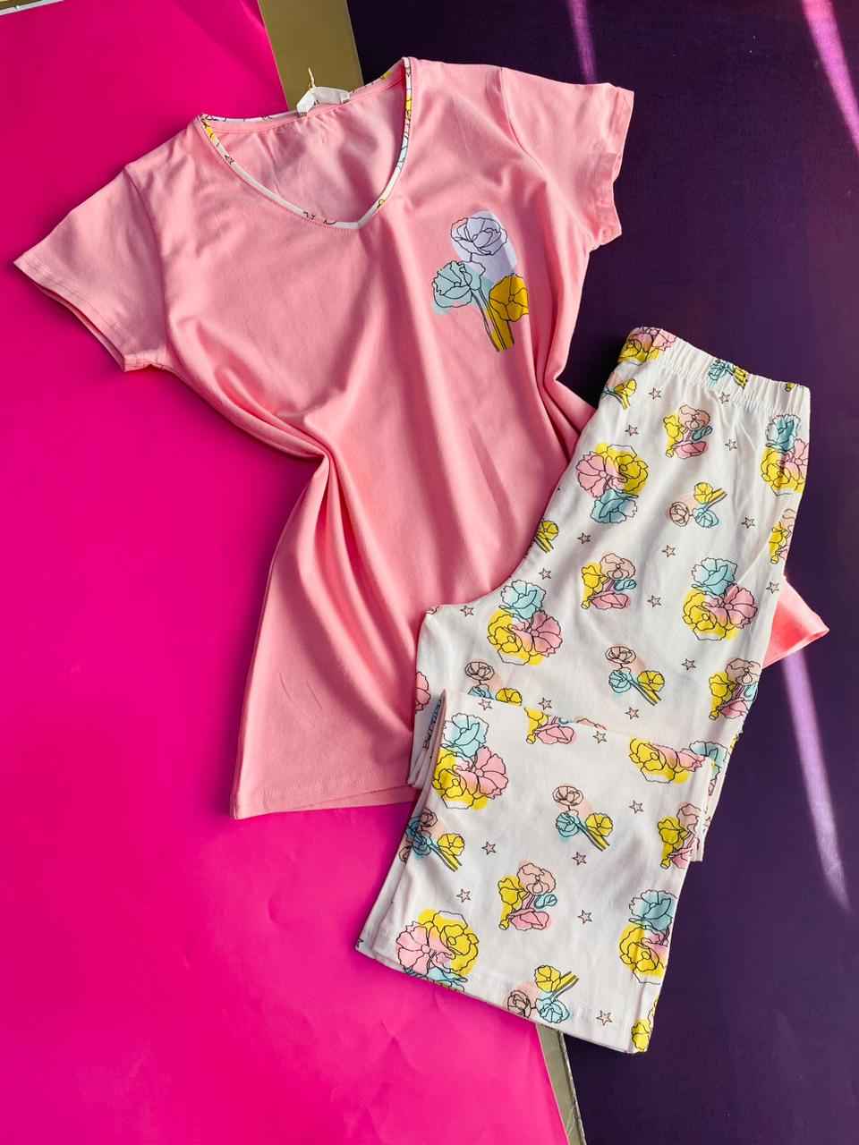 pyjama femme été avec pantacourt