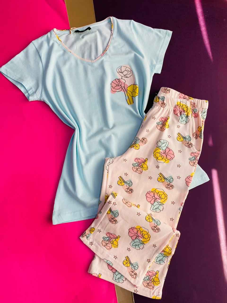pyjama femme été avec pantacourt