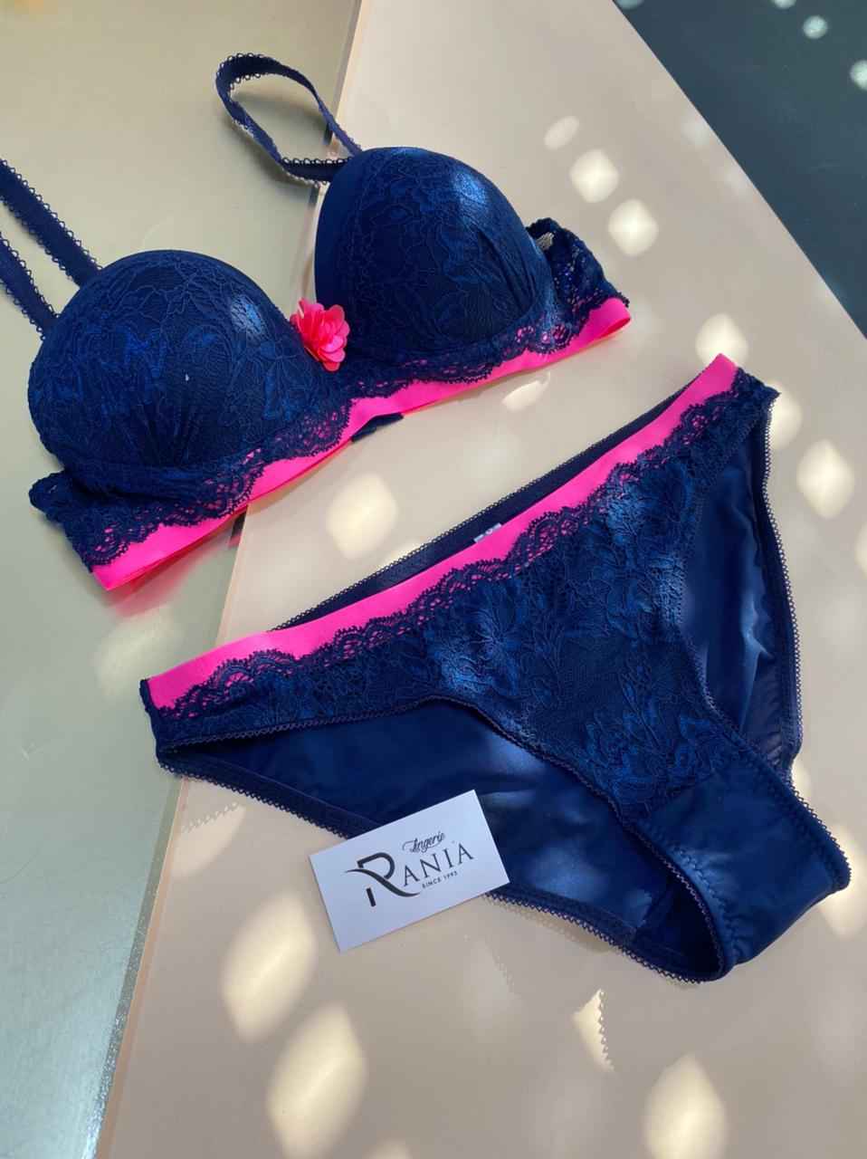 Ensemble Soutien-Gorge et Culotte en Dentelle