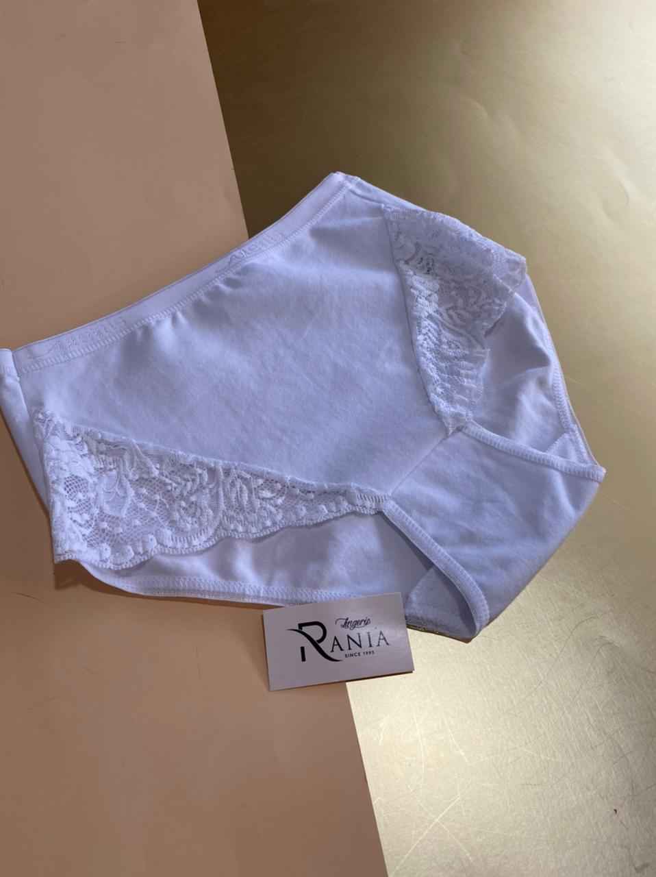 Slip coton avec dentelle