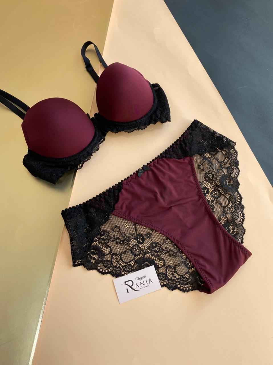 Ensemble Soutien-Gorge et Culotte en Dentelle