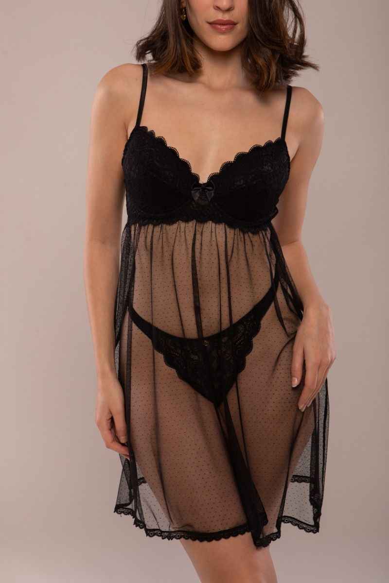 Nuisette  en dentelle