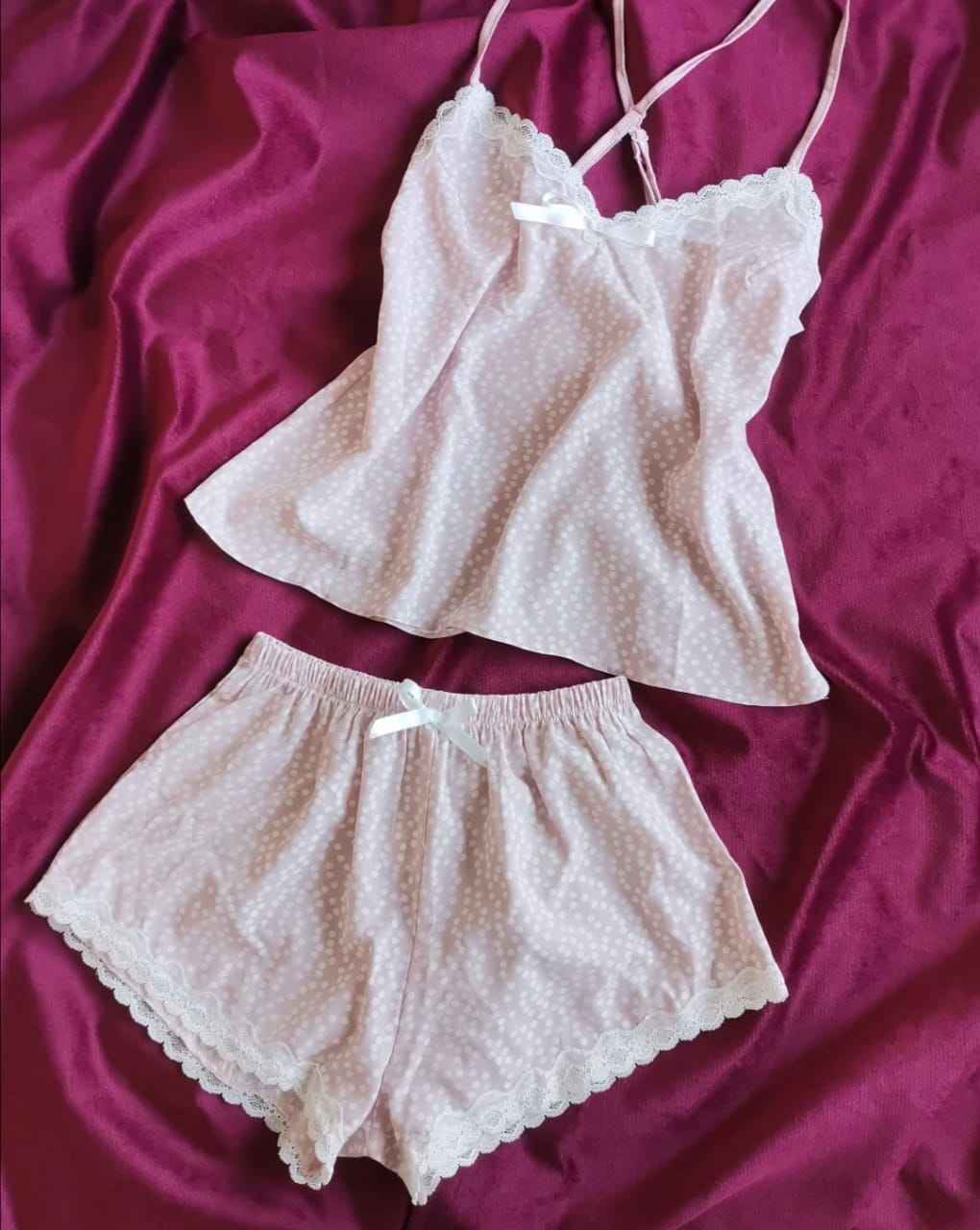 Caraco Satin Dentelle
