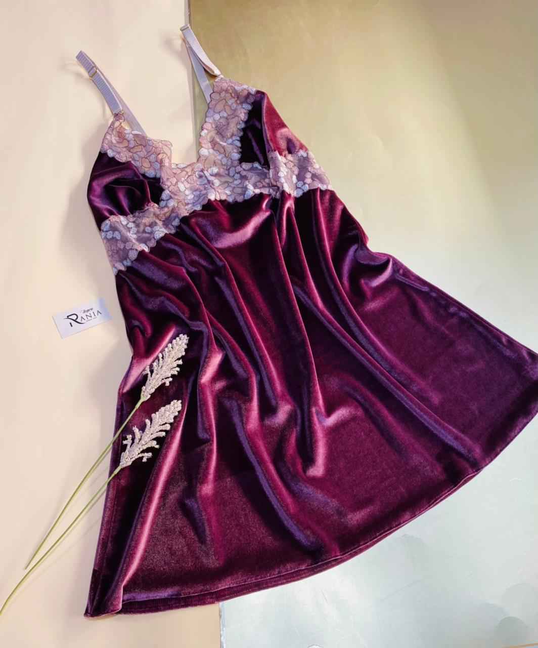 nuisette en velour