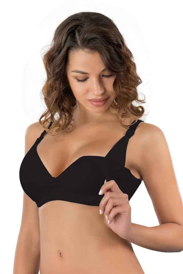 Soutien-gorge d'allaitement recouvert sans armature