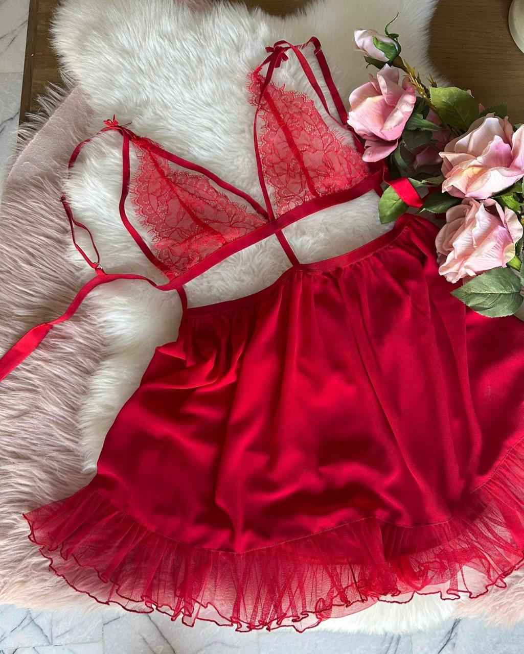Nuisette  en dentelle