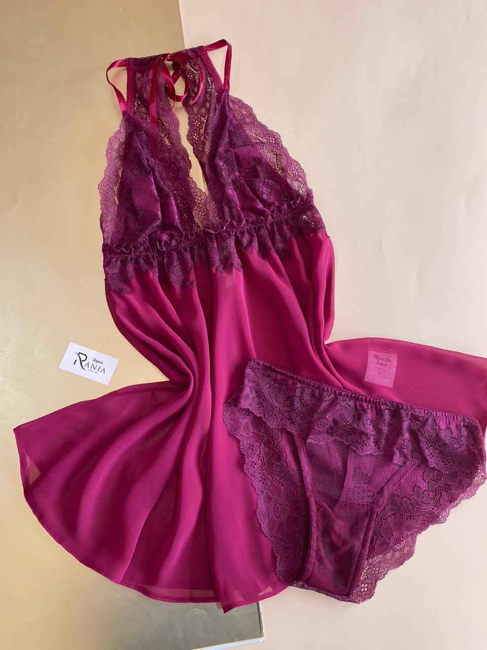 Nuisette  en dentelle