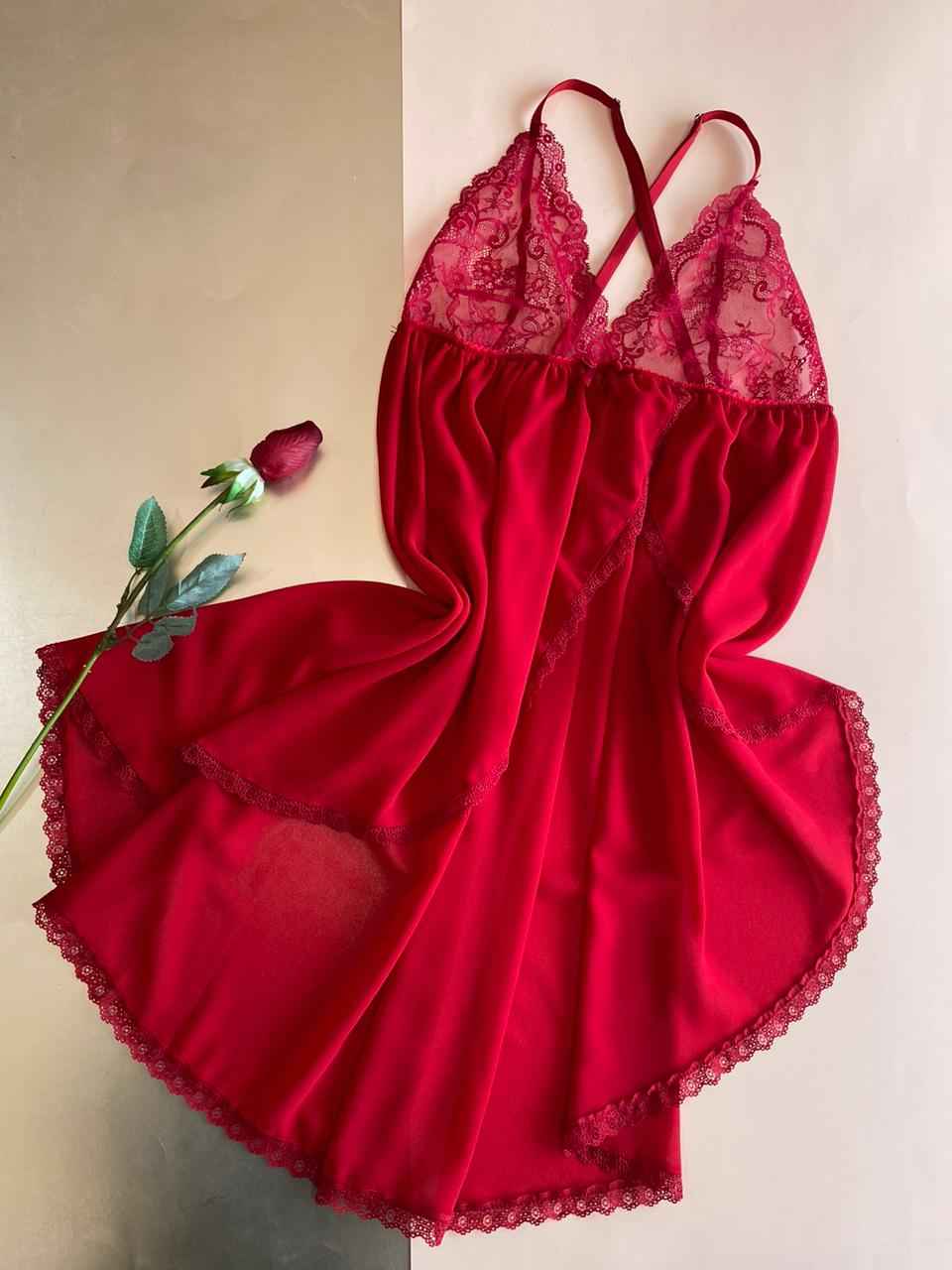 Nuisette  en dentelle