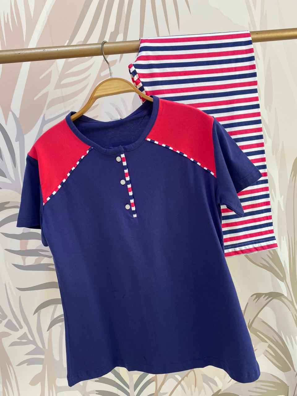 pyjama femme été avec pantacourt