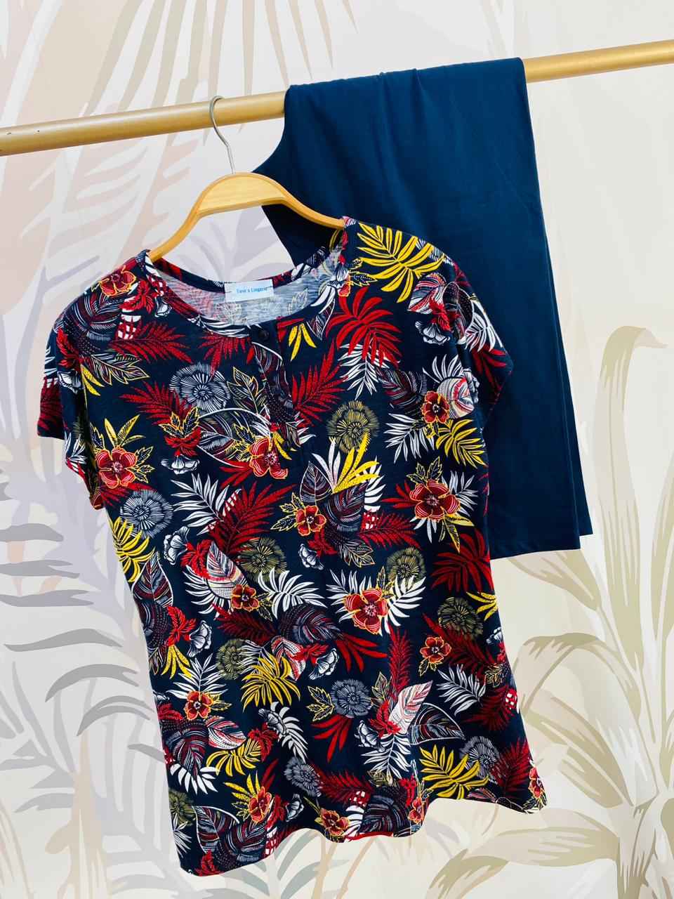 pyjama femme été avec pantacourt